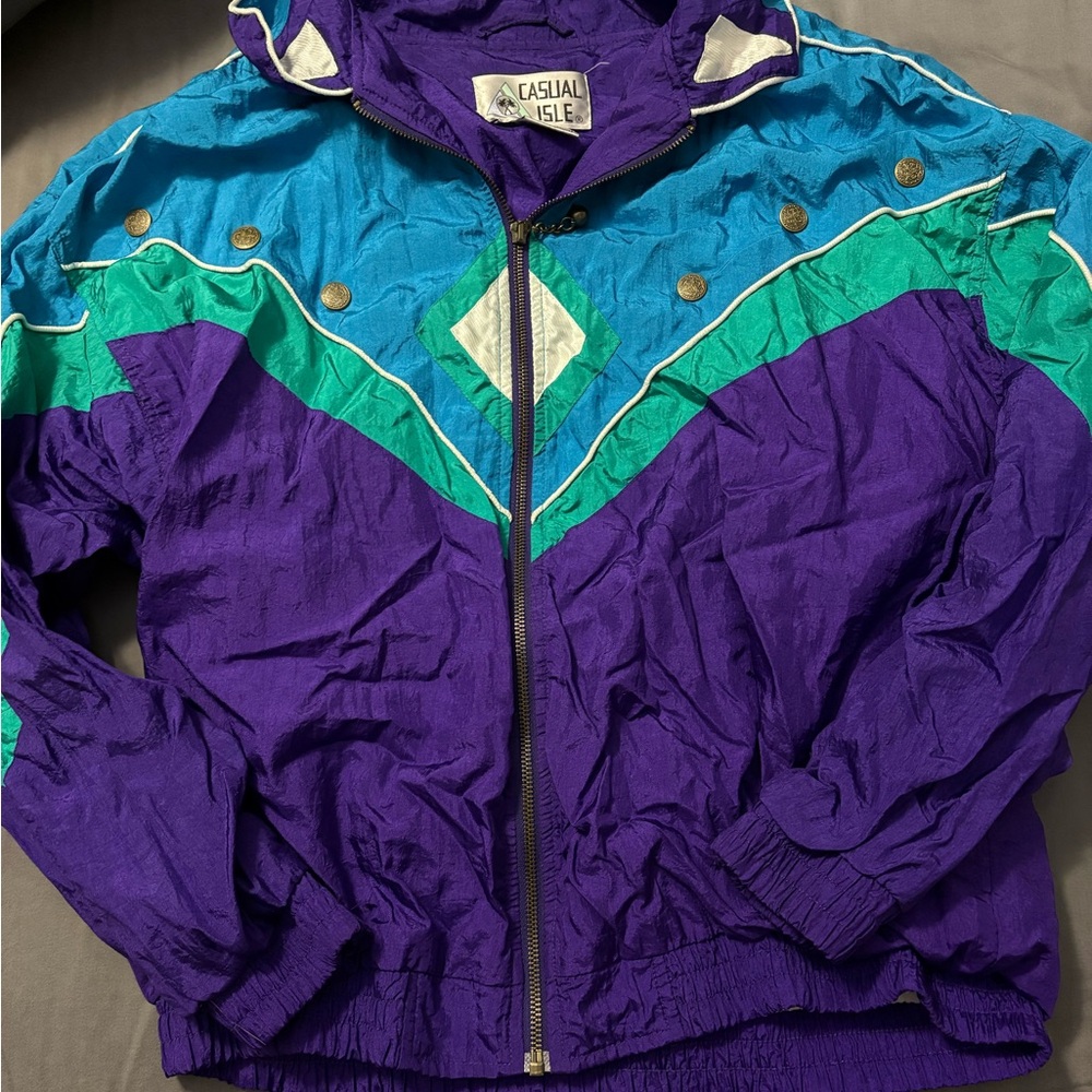 Casual Isle Purple Jacket
